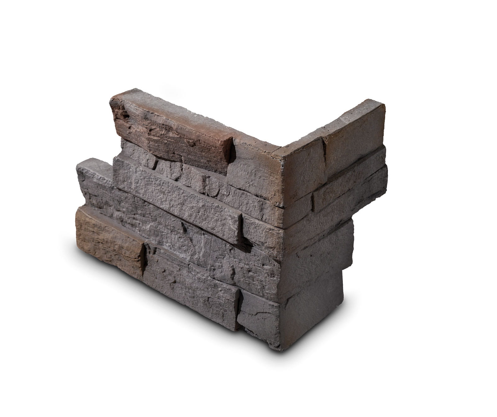 Royal Carbon Cement Ledger Stone Wall - Industry Tile